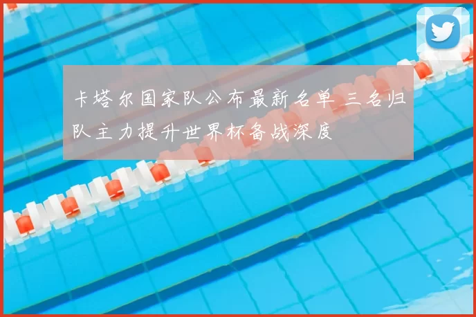 卡塔尔国家队公布最新名单 三名归队主力提升世界杯备战深度